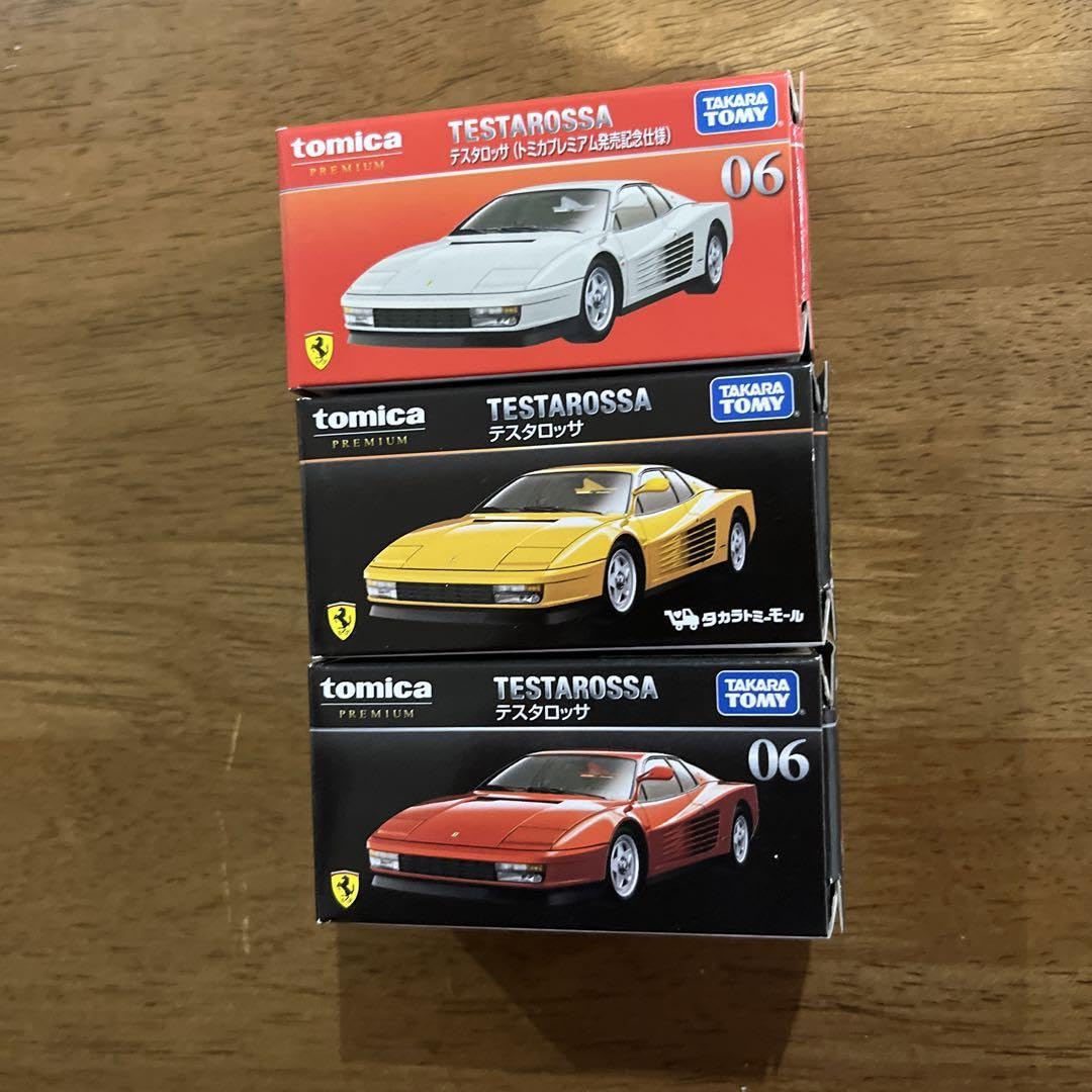 【未開封・トミカプレミアム】フェラーリ テスタロッサ　３台セット Amazon.co.jp: トミカプレミアム フェラーリテスタロッサ 3台セット