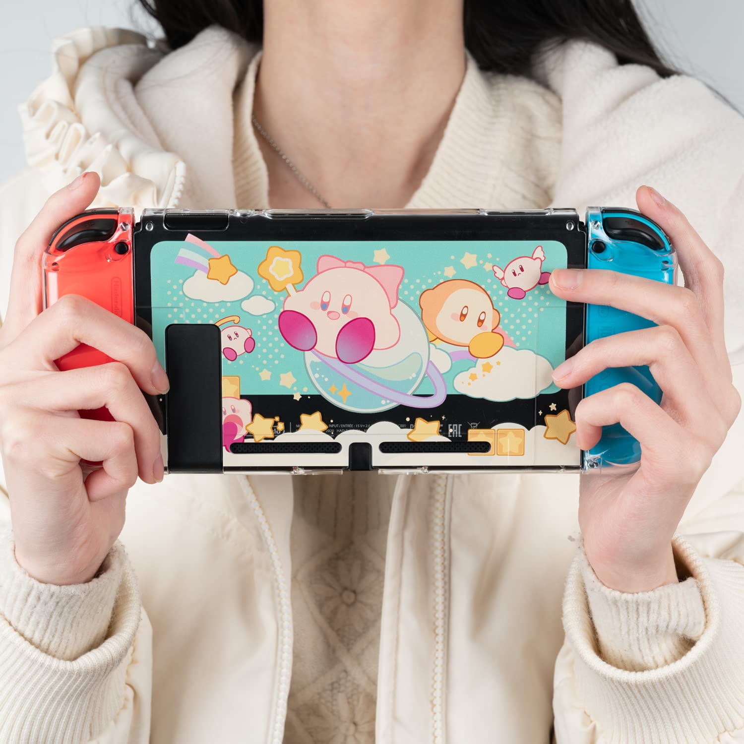 Amazon.co.jp: WISHAVEN ニンテンドースイッチ用保護ケース ハード