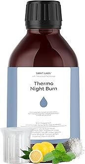 SMRT LABS Thermo Night Burn, Night Shred, Night time Fat Burner, Weight Loss Burner That Works Fast, Fat Burners for Women Weight Loss & Men, Formula 10-in-1, Caffeine-Free & 100% Natural