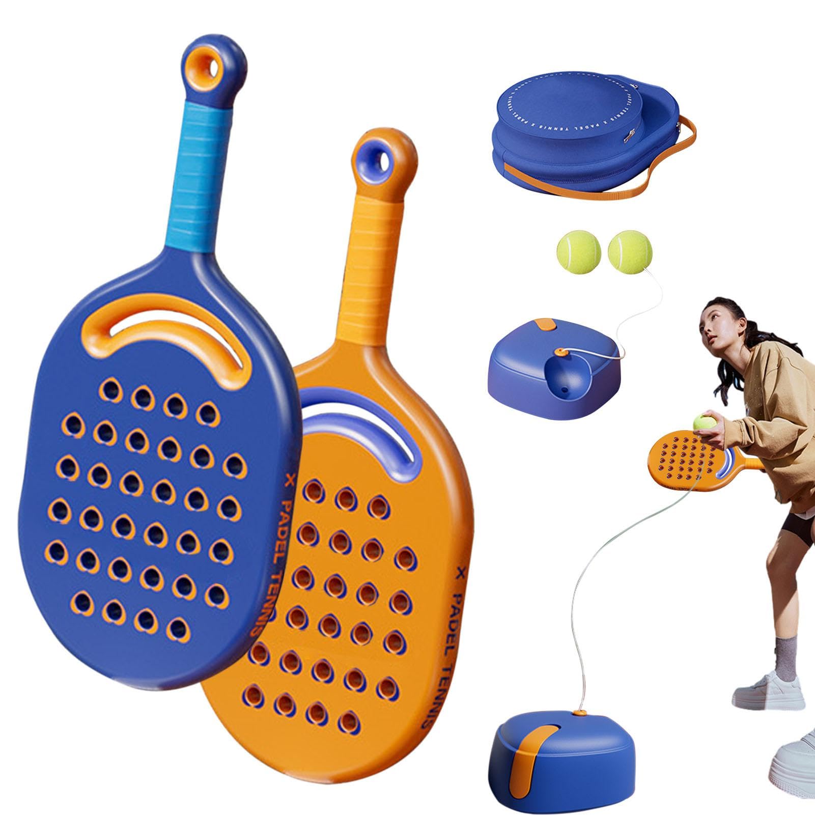 Pallina da rimbalzo per allenatore di tennis, con corda elastica lunga, per principianti