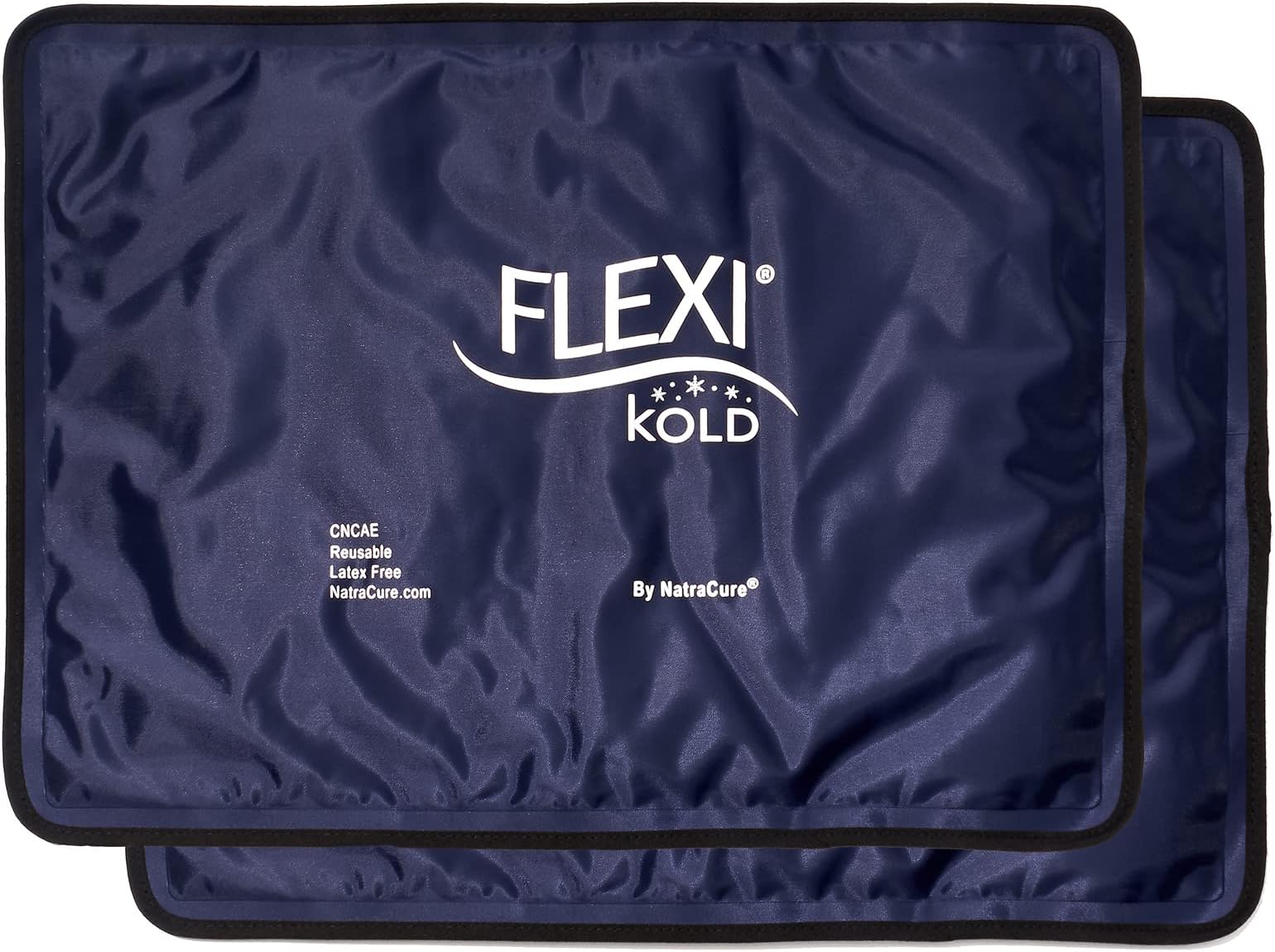 FlexiKold Ice Packs (Standard Large) - Two (2) Reusable Gel Cold Packs for First Aid, Sports Injuries, Pain Relief and Cold Therapy - (36.8 cm x 26.5 cm)