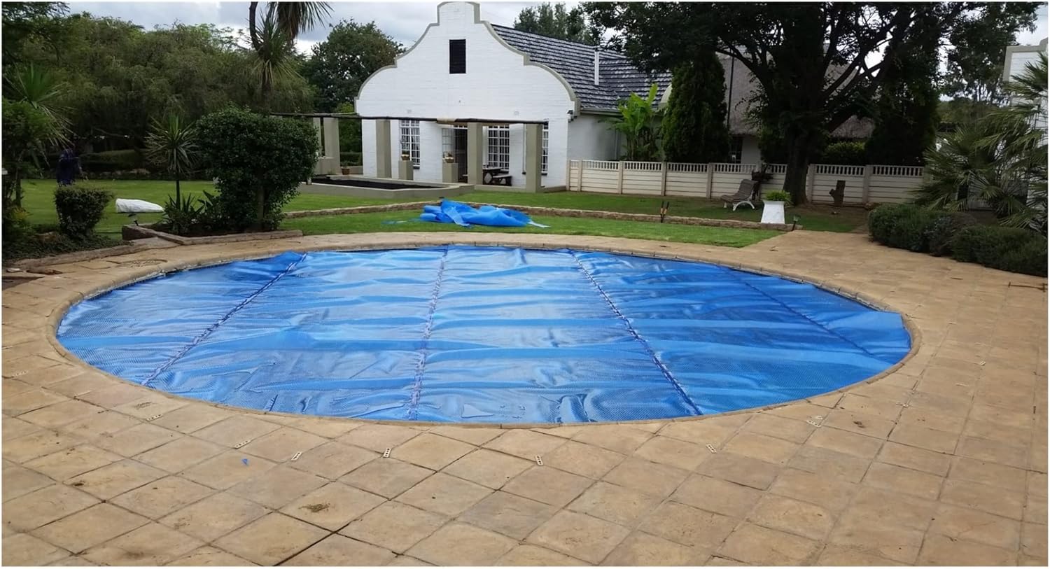 Round Solar Pool Cover for Inground Pool Hot Tub and Spa Solar Blanket Pool Cover