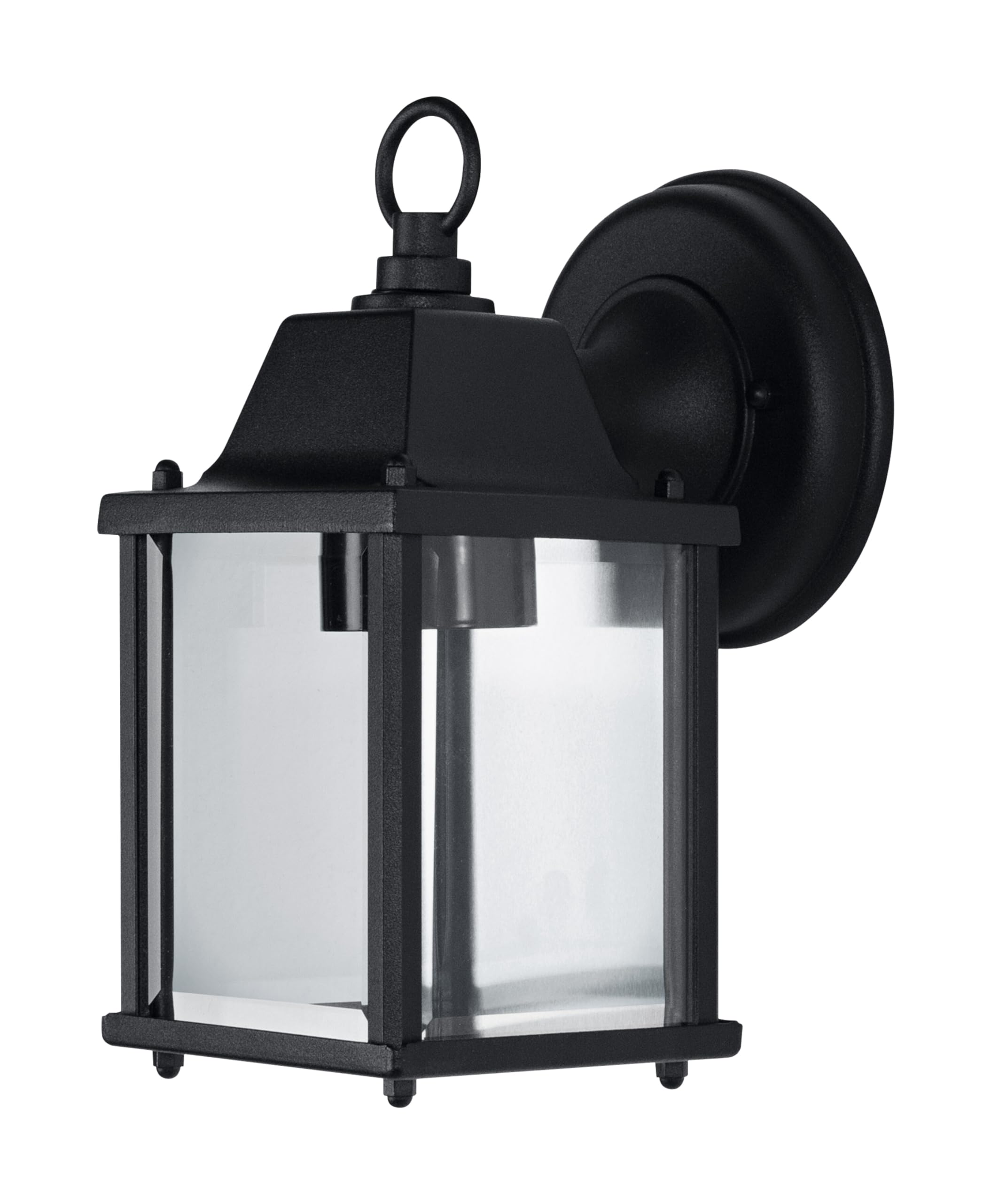 OSRAM Outdoor luminaire Endura Classic S E27 Black, die-cast Aluminium, Transparent Glass, IP43, Without Bulb, Suitable for Outdoor Installation