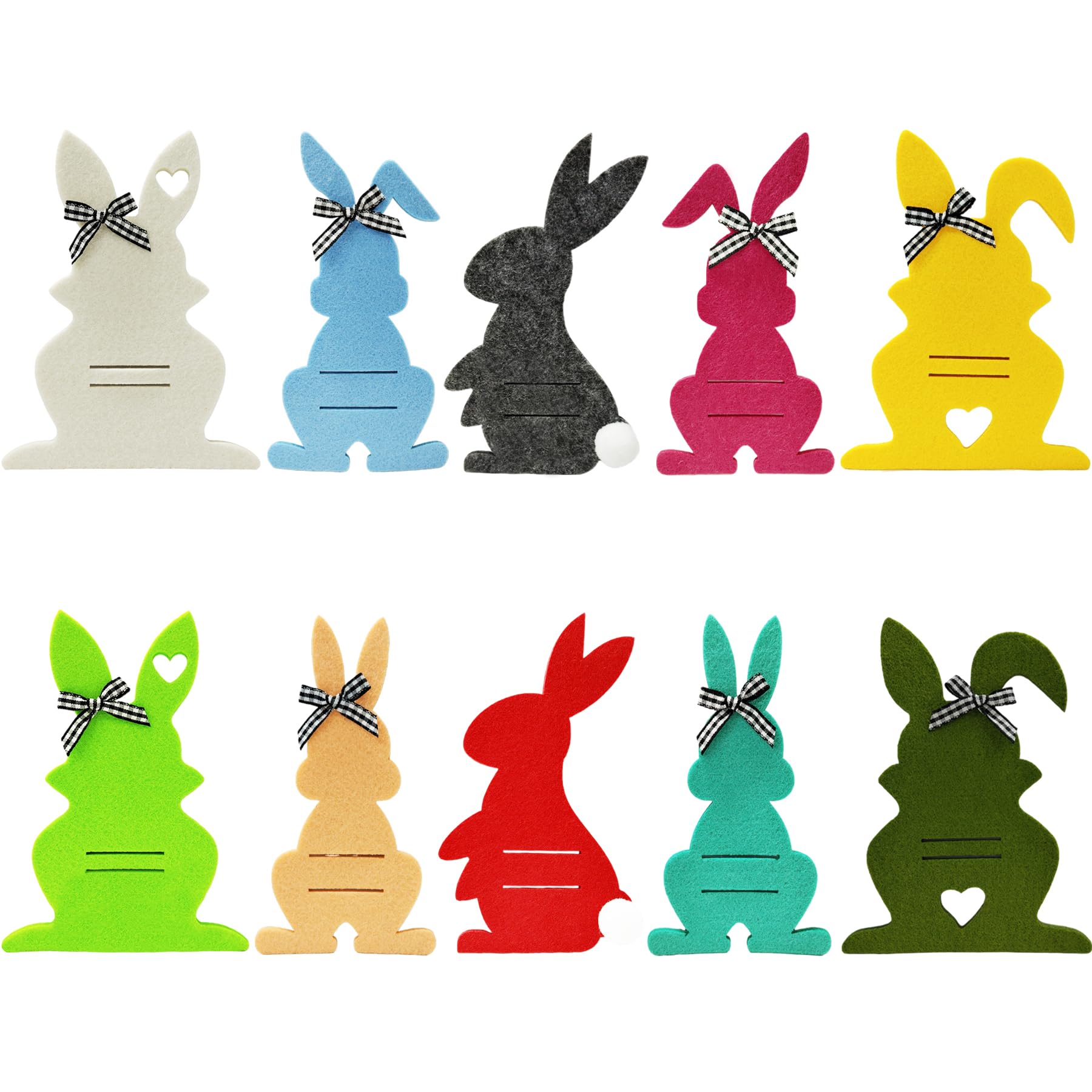 10 Stück Ostern Geldgeschenke Set,Osterhasen Geldgeschenke Verpackung,Geldgeschenk Ostern Verpackung,Osterhasen Filzdekorationen,Ostern Geschenke für Freund Kollegen Geschenke Tischdeko