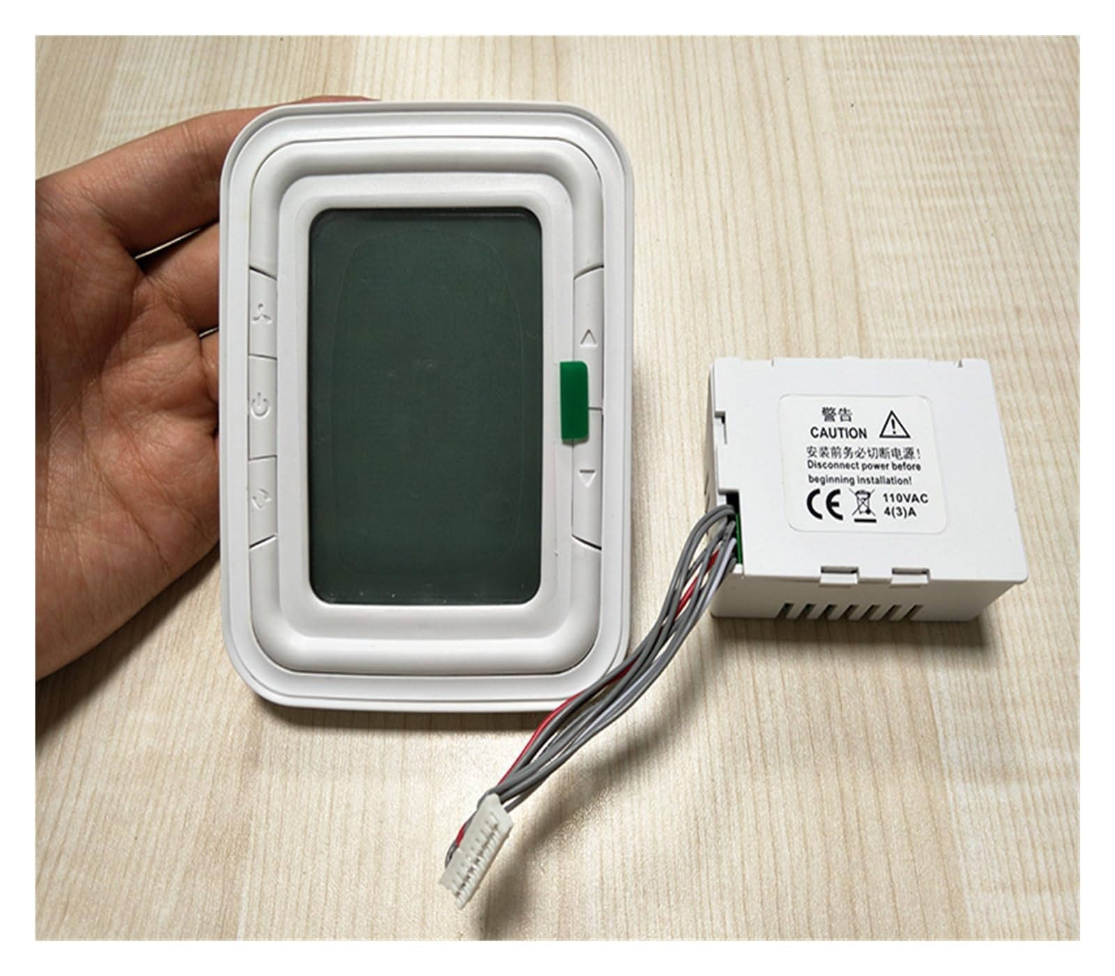 Termostat cyfrowy, Cyfrowy termostat klimatyzatora, termostat pokojowy elektroniczny przełącznik modułu kontroli temperatury, T6861V2WG T6861V1WG(Blauw)