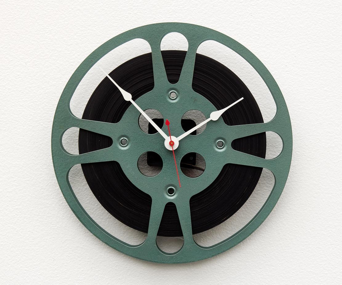 Amazon.com: Movie Reel Clock, recycled motion picture reel, movie
