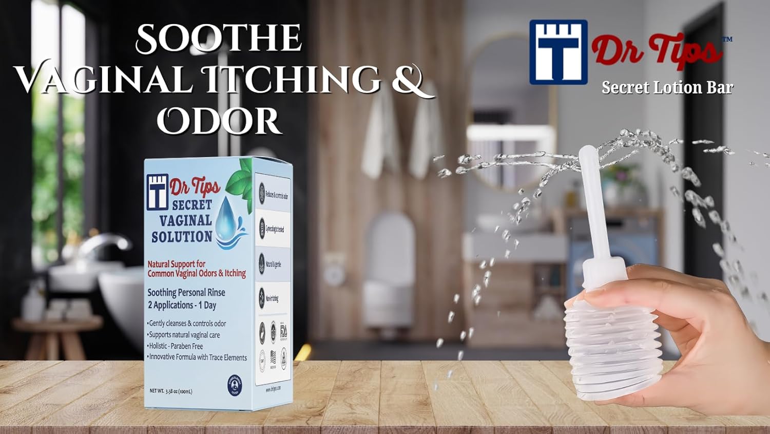 Secret Solution | Intimate Feminine Wash | Gently Cleanses to Wash Away Itch and Odor