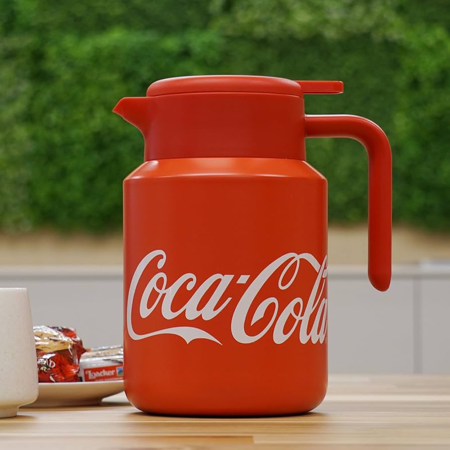 Amazon | ジャーム(GERM) 卓上ポット コカ・コーラ ロゴ レッド 1600ml