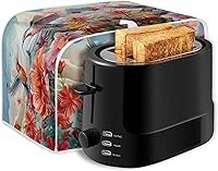 Vista 15 de Marbling Butterfly Print 2 Slice Toaster Dust Cover, Kitchen Small Appliance, Anti Dust and Fingerprint Bread Machine Cover