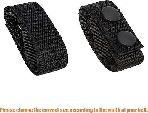 Miniatura 3 de TACNEX Portacinturón de servicio se mantiene retenedor de nailon para cinturón de 2.25"2"1.75"1.5" de ancho, accesorios de engranaje de cinturón