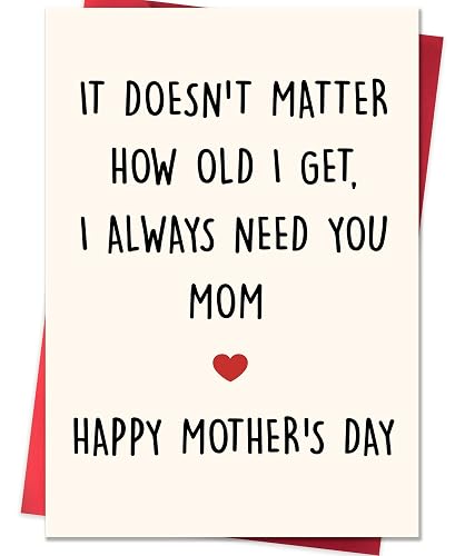 IDU Mothers Day Card,Happy Mother's Day Cards Gifts for Mom