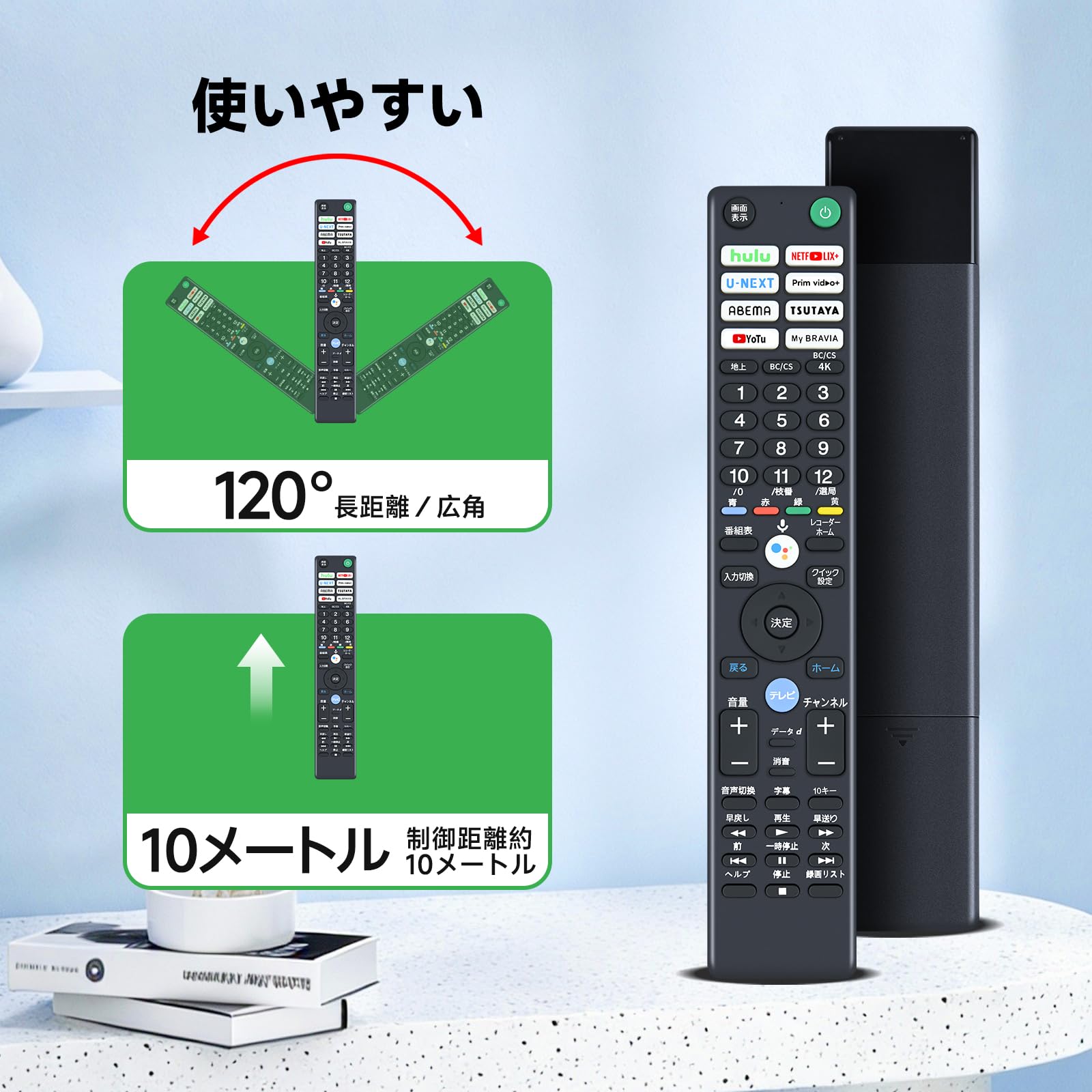 Amazon | CLVIZCXOM RMF-TX431J 交換用リモコン for ソニー 液晶テレビ
