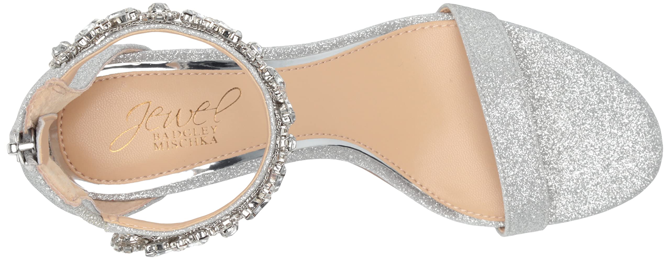 Jewel Badgley Mischka Catalina Open Toe Block Heel