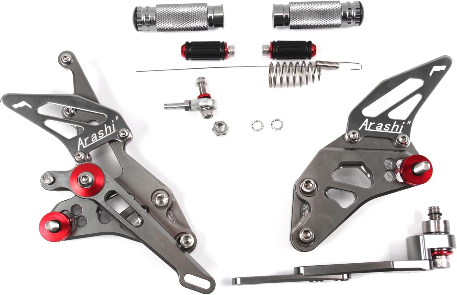 Arashi Rearsets Footrests FootPegs for SUZUKI GSXR 1000