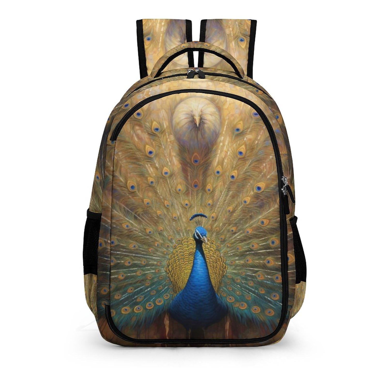 Tpisli Boys Style-22 Children's Backpack, Schoolbag Cute Peacock Large Capacity Students Peacock Bookbag Rucksack Knapsack For Girls Teen