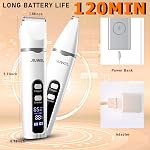 Dog Clippers for Grooming, 4 in 1 Dog Grooming Kit Hair Clipper with LCD Display, Hair Trimmer for Dogs Paw Nail Grinder,Shaver Supplies for Pet Cats
