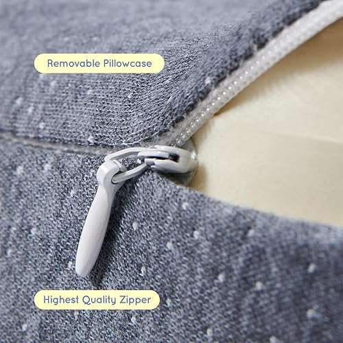 Miniatura 3 de Z-hom Almohada de apoyo de espuma para piernas y rodillas para dormir de lado, almohada de enfriamiento entre piernas para alineación de la columna