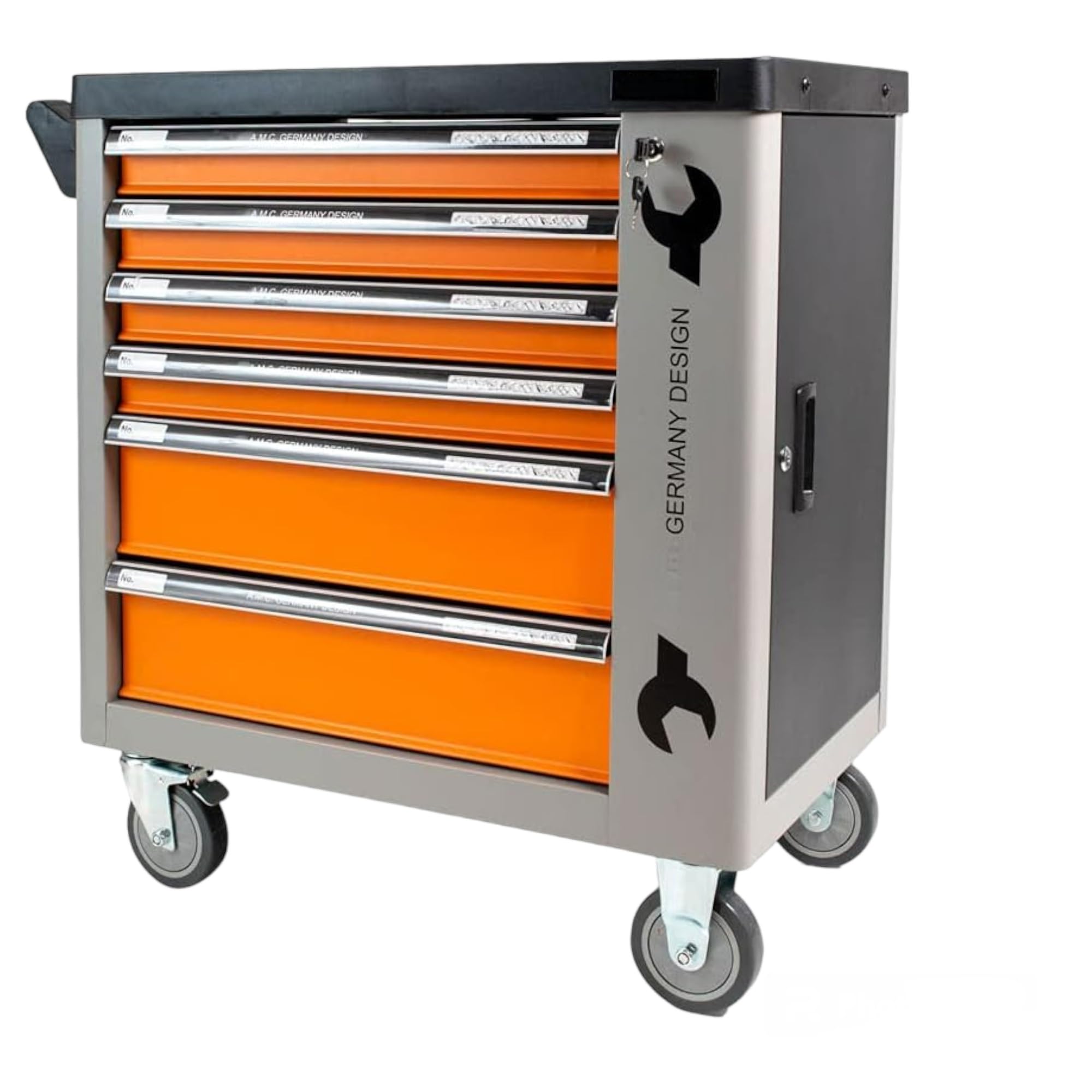 Carrello Porta Attrezzi 428 Utensili 6 Cassetti Officina Garage