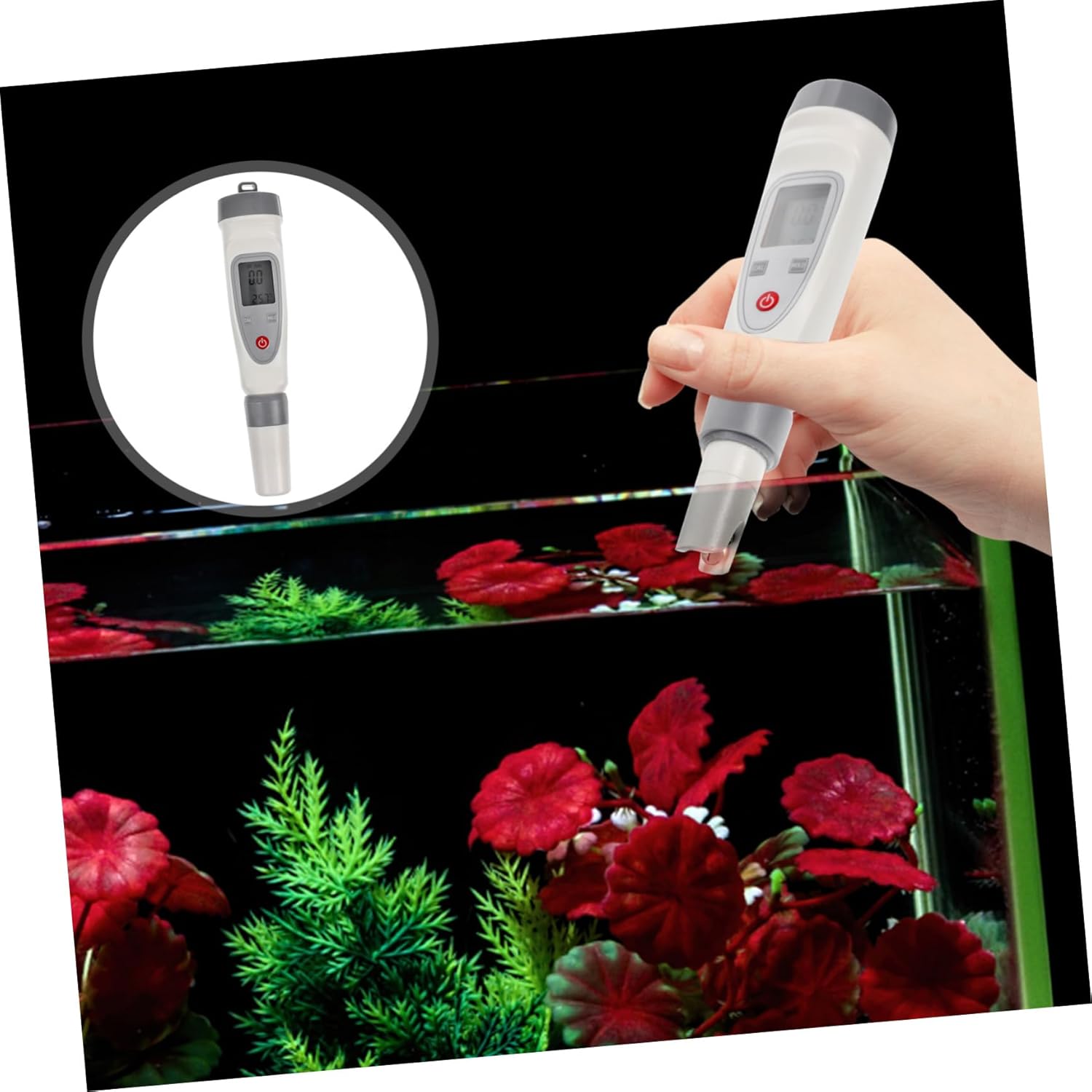 Electronic Salinometer Water for Measurement Automatic Hydrometer for Home Kitchen Aquaculture and Swimming Pools Yd