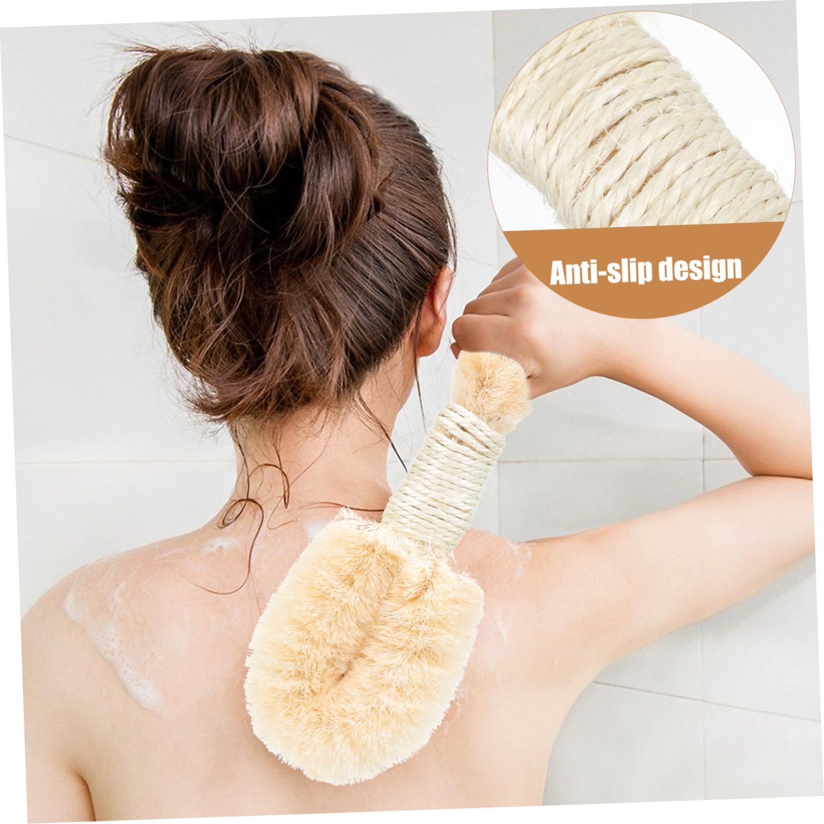 Didiseaon 3pezzi Spazzola Esfoliante Per Bagno Vegetale Strumento Per Pulizia Della Perfetta Per Casa e Hotel Leggera e Confortevole