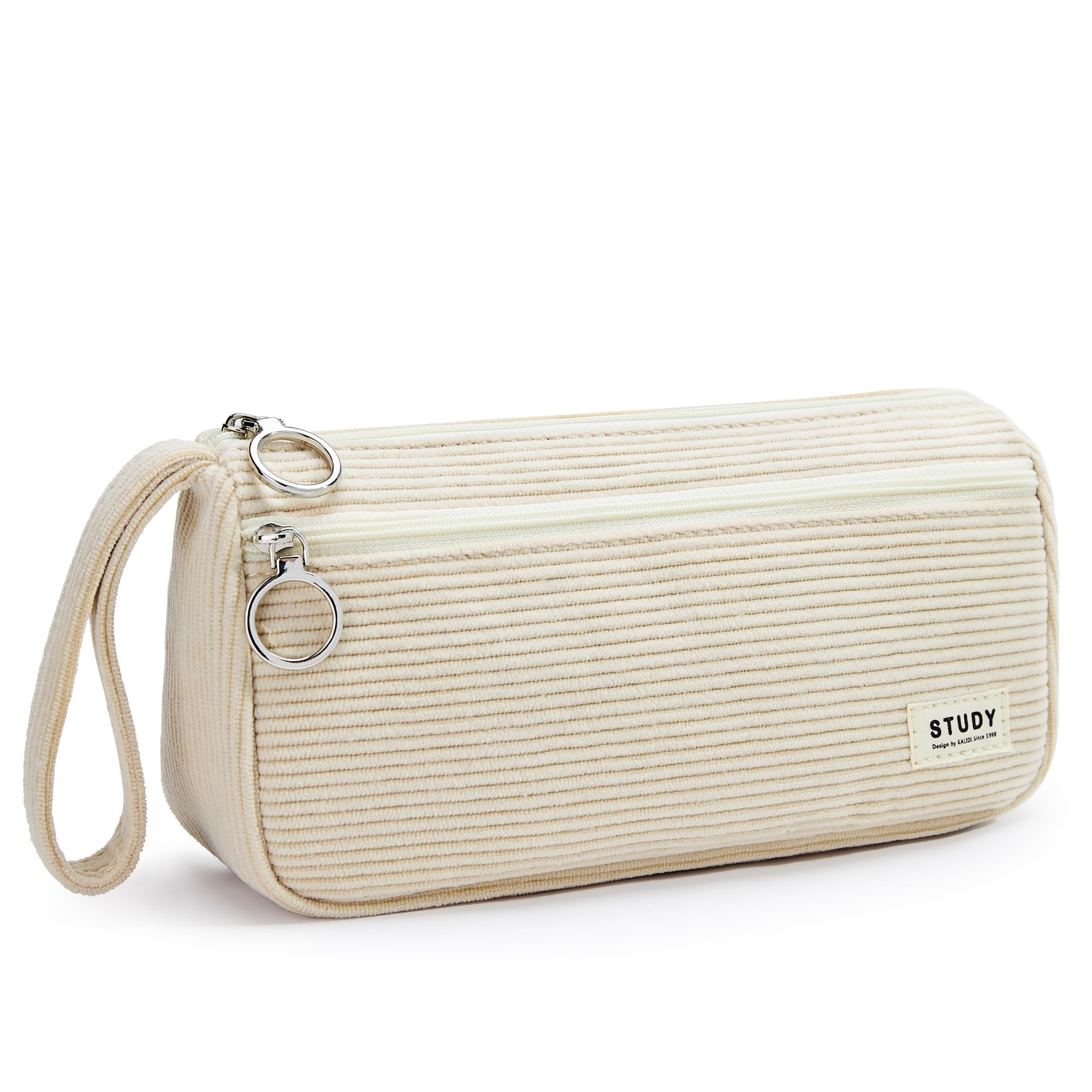 KALIDI Mäppchen Federmäppchen Mädchen Teenager Stiftetasche Stiftemappe Cord-Stoff Federtasche Pencil Case Schulmäppchen für Schule, College, Arbeit