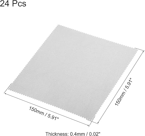 Miniatura 8 de PATIKIL Paño de limpieza de microfibra para lentes de 6 x 6 pulgadas, paquete de 12 paños de limpieza de anteojos, paño de gamuza suave para