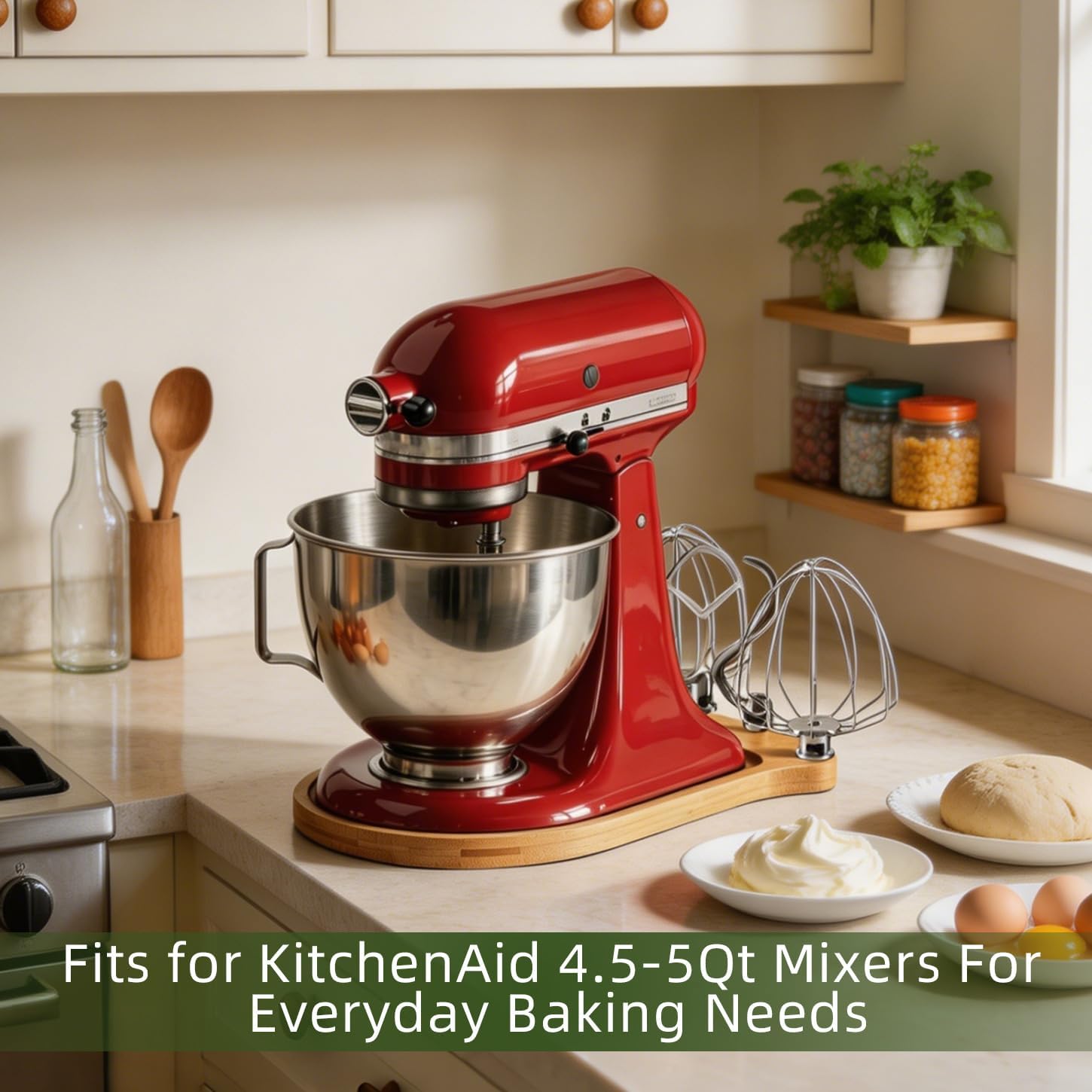 2-in-1 Appliance Slider for Kitchen Aid Standing Mixer 4.5QT-5QT