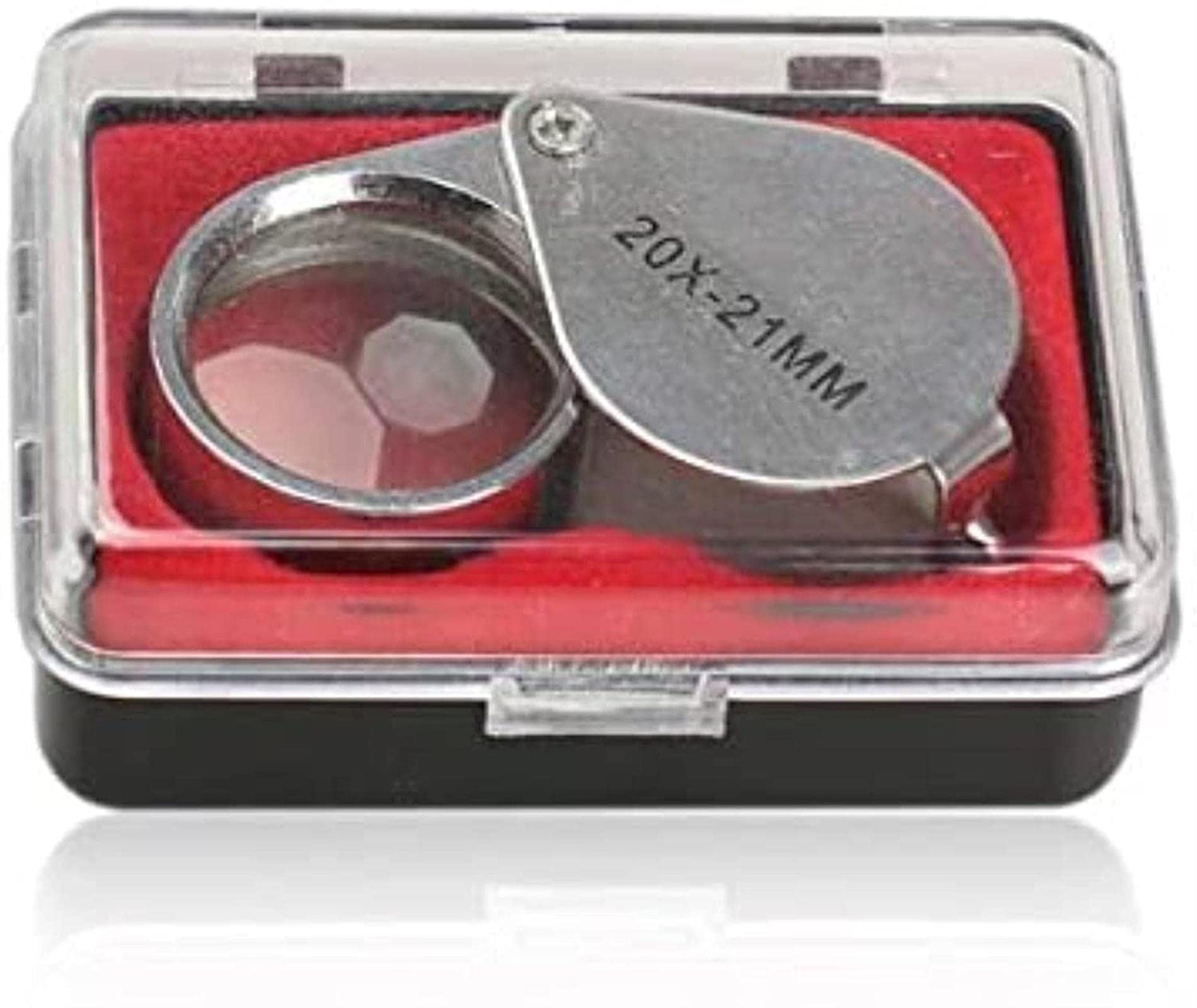Lente Di Ingrandimento Illuminata Per Gioielliere - 20x, Diametro 21mm, Con Custodia - Foto 10