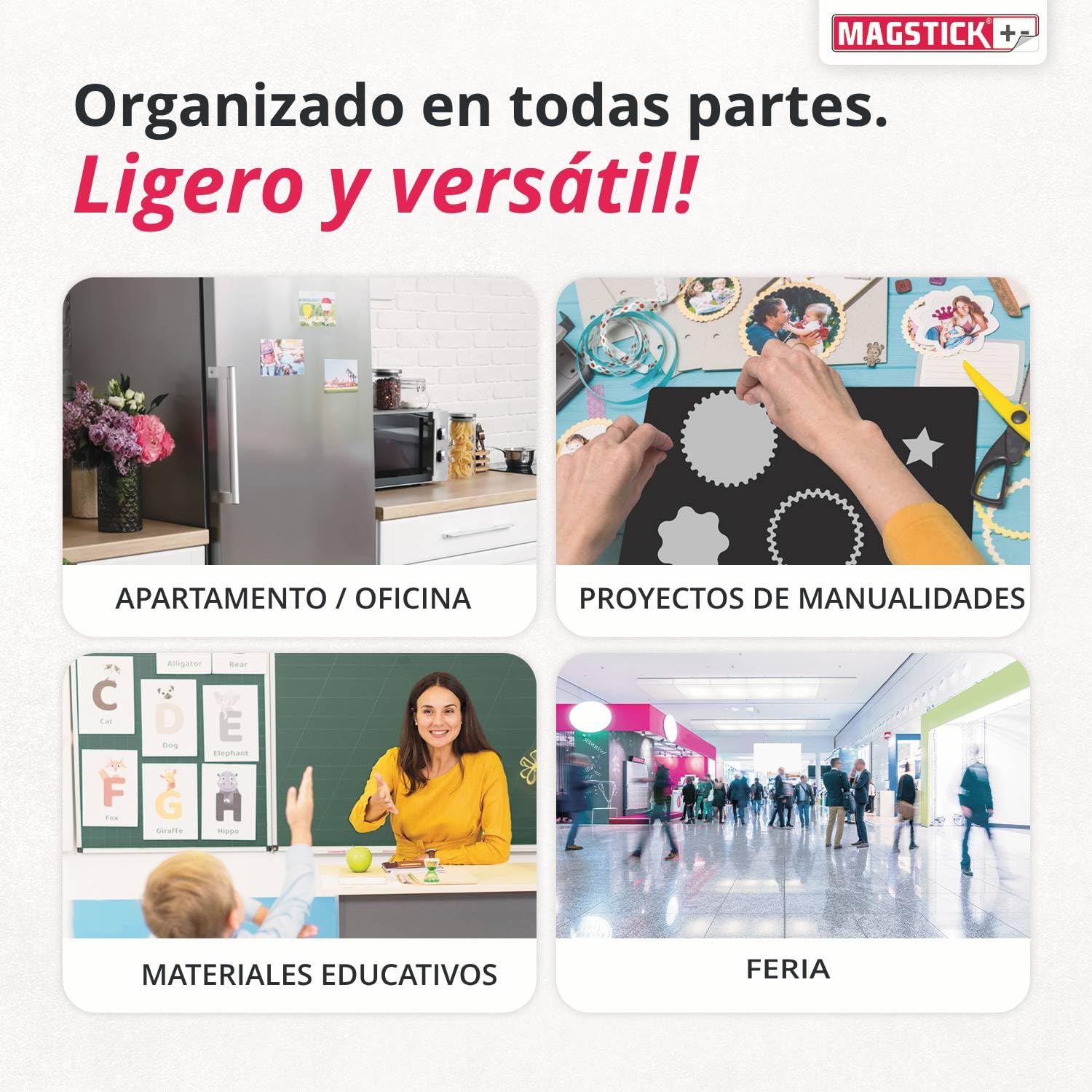 láminas magnéticas 10 unidades I DIN A5 I lámina I autoadhesiva I recortable I magnéticamente adherible I para manualidades organización I para perforar I hoja magnética I mag272