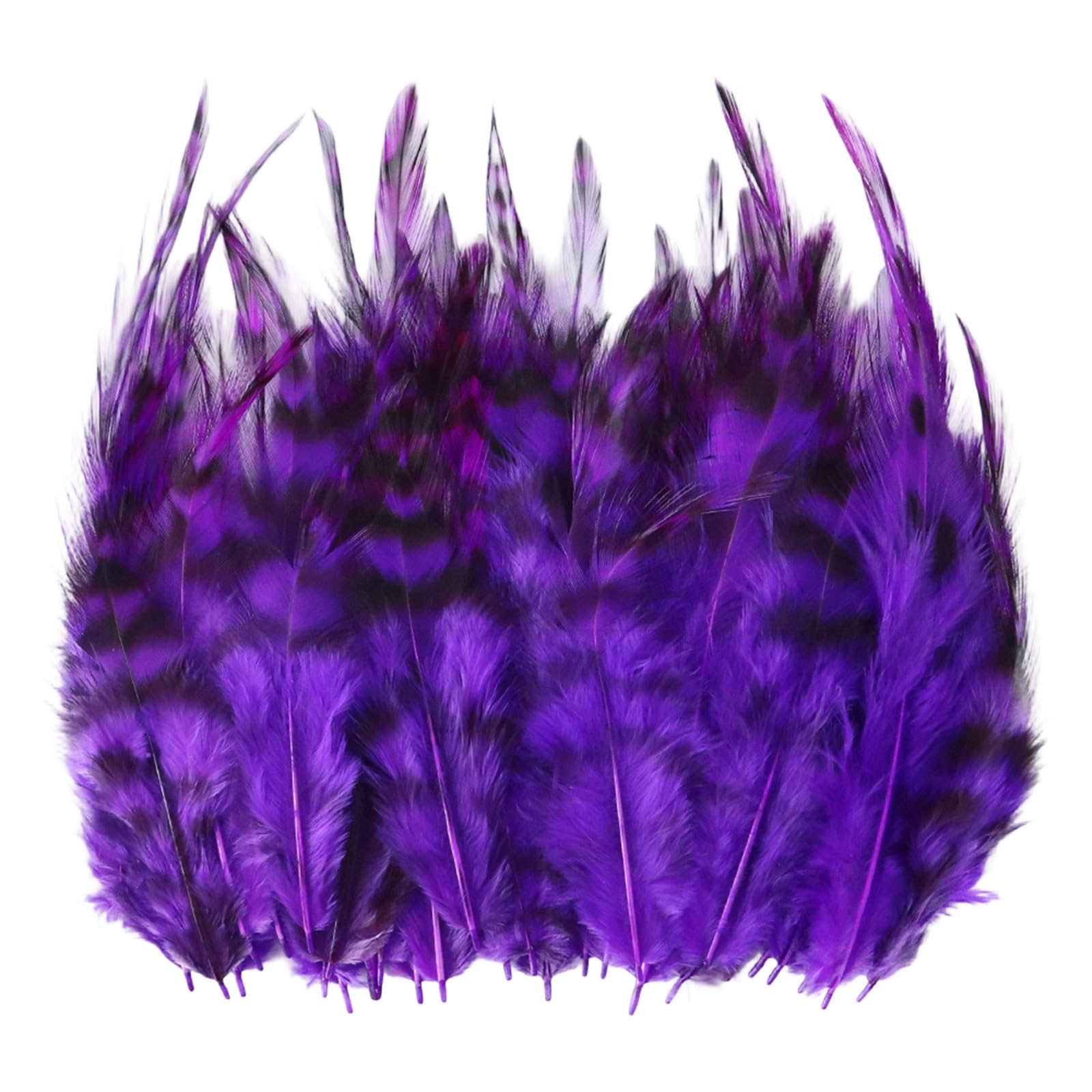 Mekalero 100Pcs Dyed Pheasant Plumage for Fashion Design and Creative Decoration Partridge Quills
