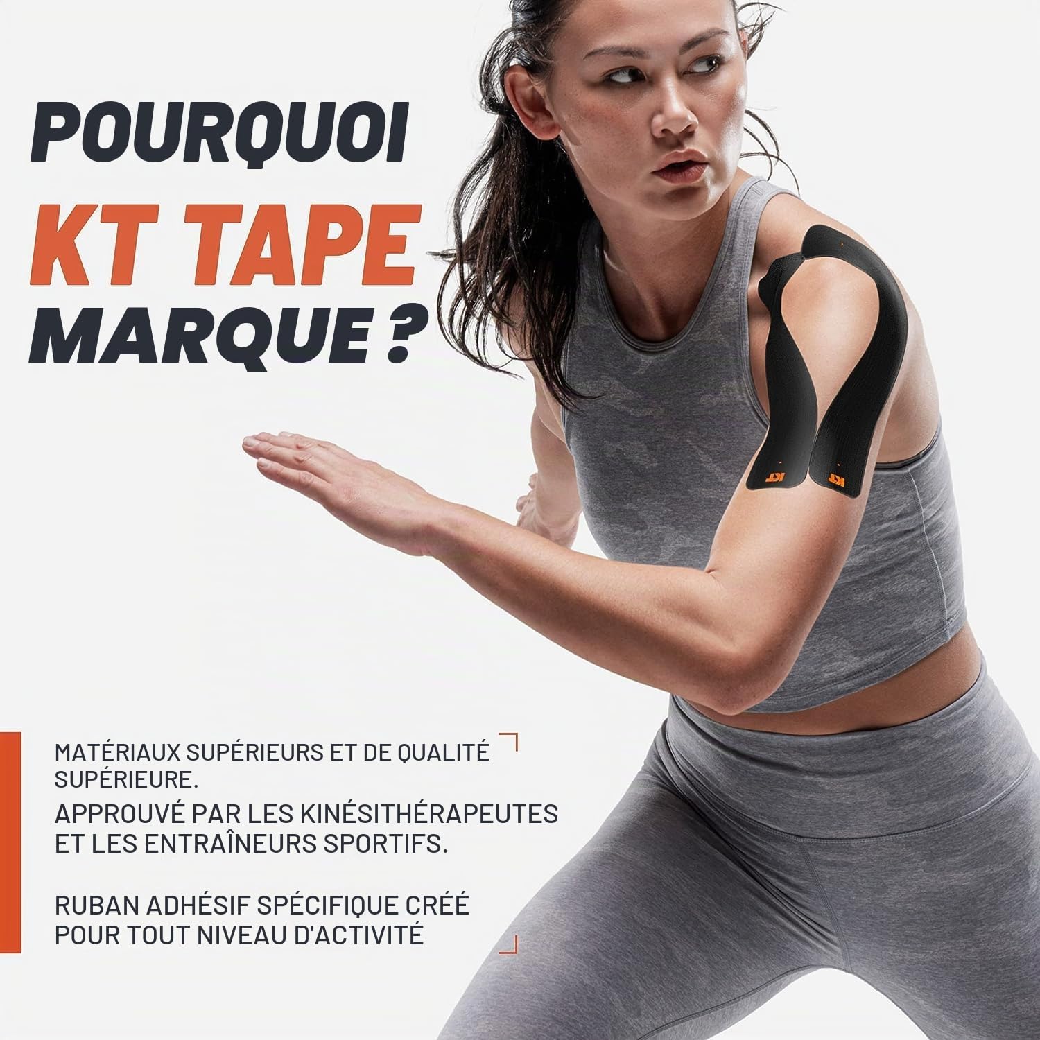 KT Tape Original Jumbo Cotton Uncut Kinesiology Tape