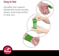 Vista 4 de Cramer Eco-Flex Self-Stick Stretch Tape, Cohesive Tape, Flexible Elastic Sports Tape, Athletic Training Room Supplies, Easy Tear & Self-Adherent