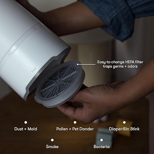 Miniatura 3 de Fridababy - Máquina de sonido 3 en 1 purificador de aire  luz nocturna con 3 velocidades de ventilador y filtro de fácil cambio