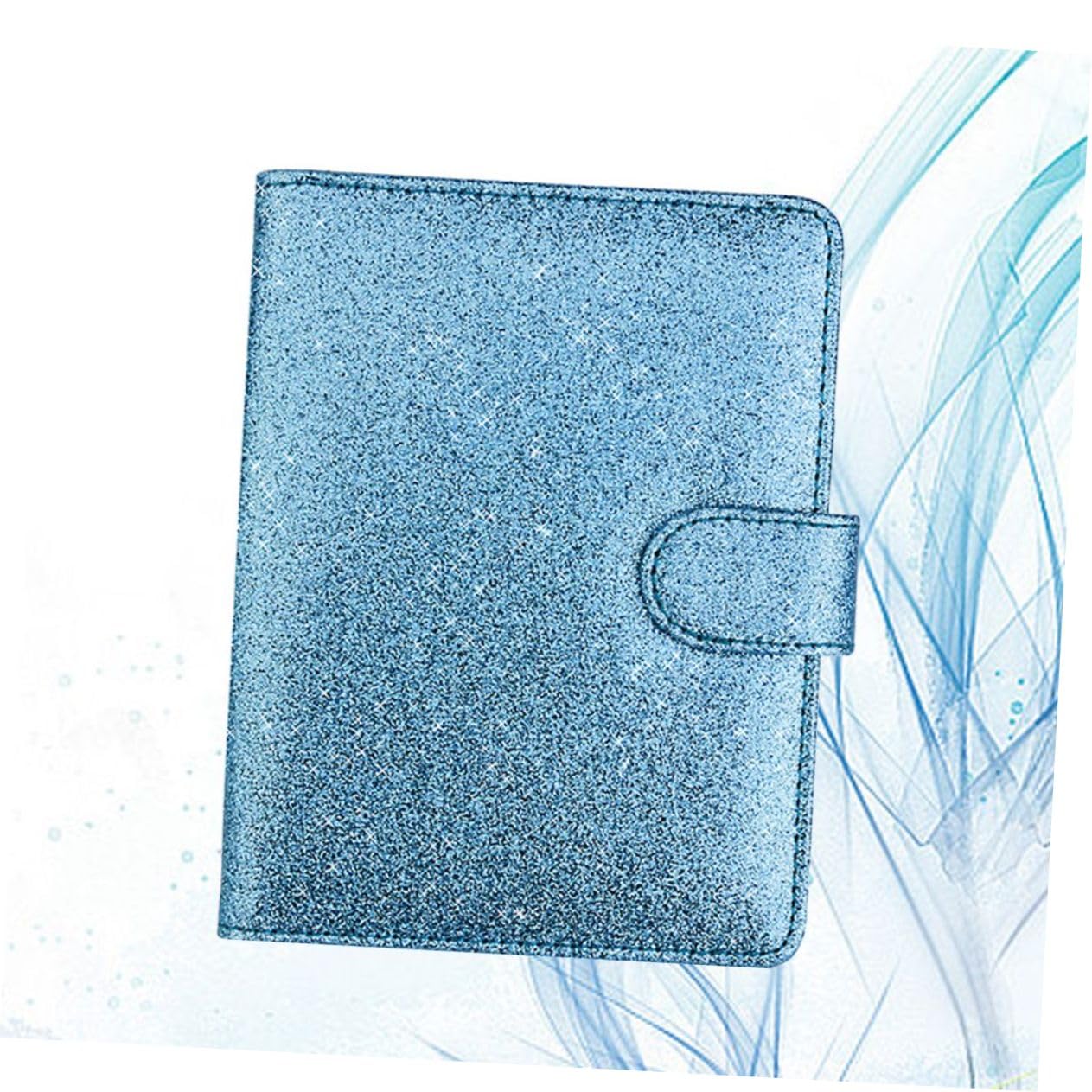SOIMISS 3pezzi Portafoglio Per Passaporto Pelle Pu Con Design Magnetico Organizer Multifunzione Da Viaggio Blu Pratico e Comodo Per Carte e Documenti