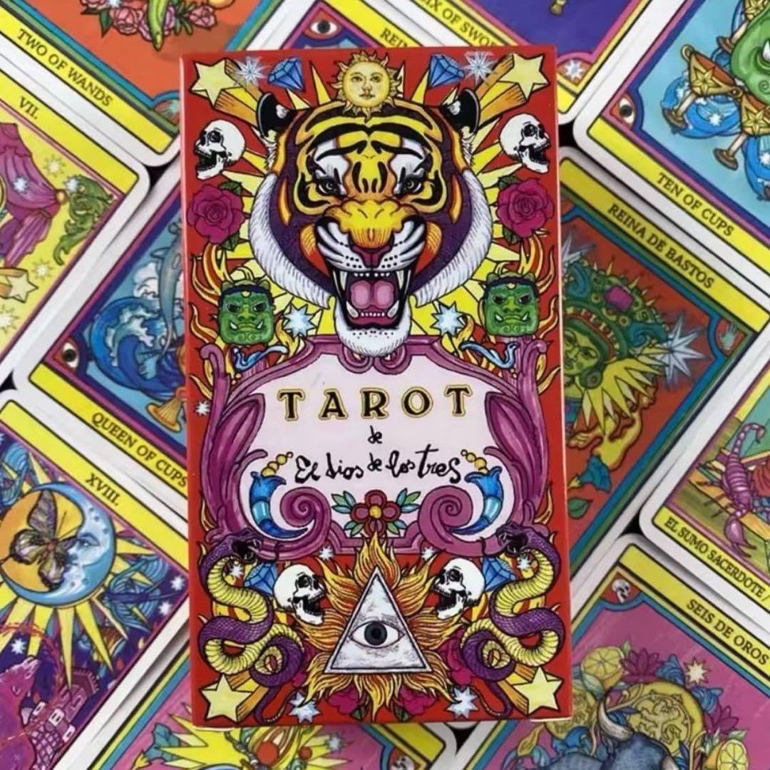 ⚜️希少✨新品未開封✨絶版✦アニマルタロットカード✦オラクルカード✥英語版✥ Amazon.co.jp: ピンク タロットカード トラ オラクルカード