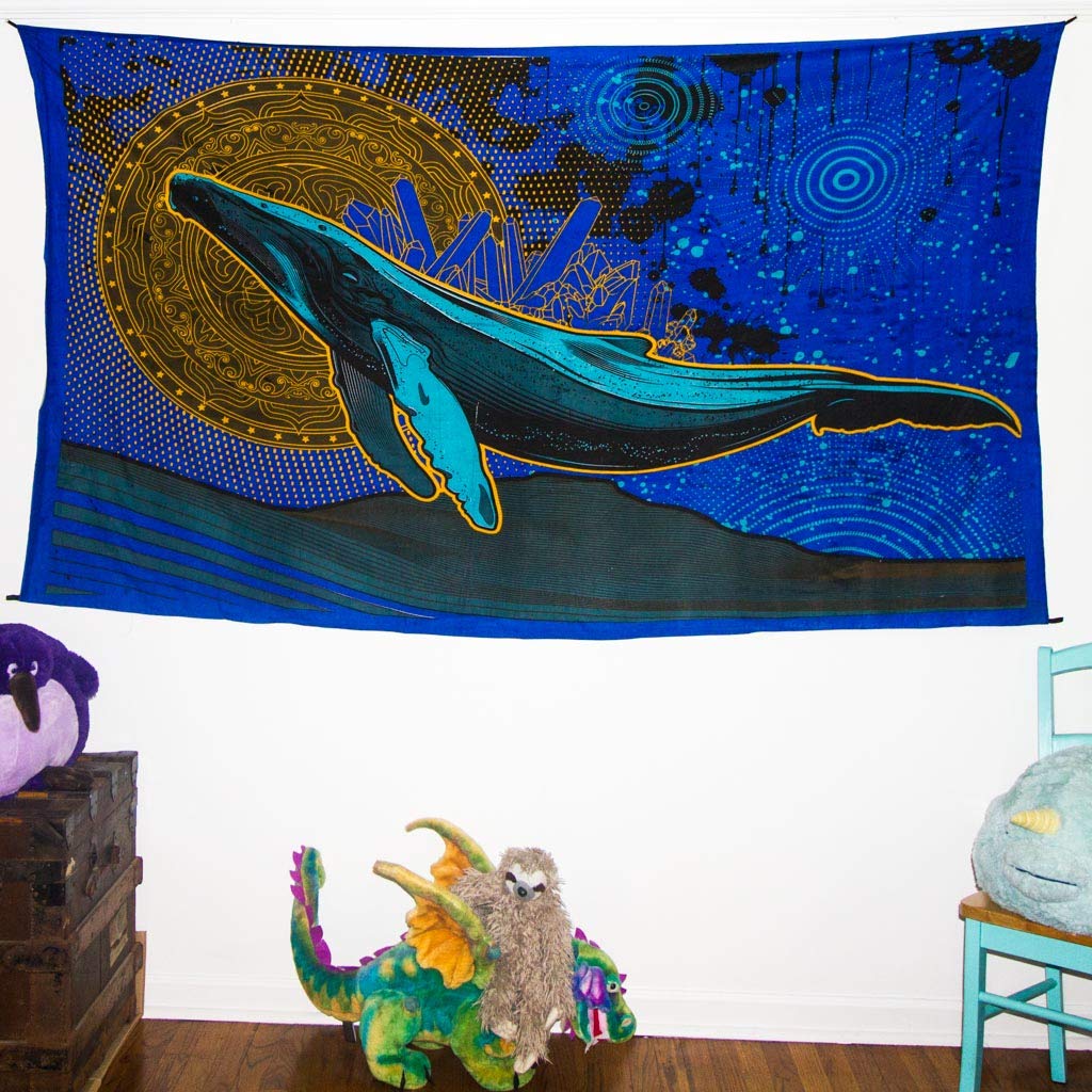 Third Eye TapestriesWhale Ripple Tapestry (60 by 90 inches)