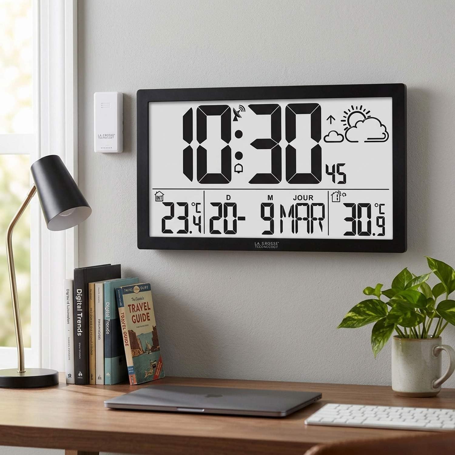 La Crosse Technology Orologio da parete radiocontrollato schermo gigante