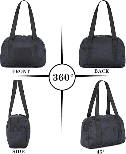 Miniatura 3 de Mini bolsa de gimnasio para mujeres y niñas, bolsa de gimnasio pequeña de 12 pulgadas, bolsa de lona ligera para viajes y deportes