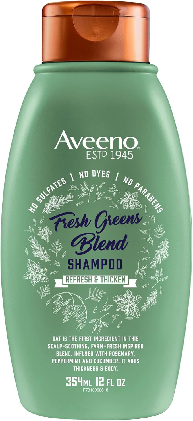 Aveeno Aveeno Shampoo Fresh Greens Blend 12oz (thicken), 12 Ounce