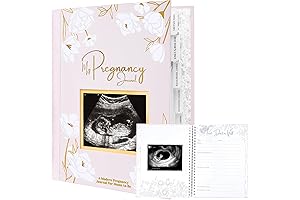 Agenda de embarazo español: libro de registro de embarazo de tapa dura...