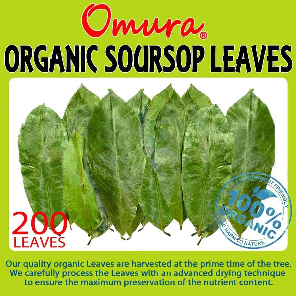 Omura ORGANIC SOURSOP Guanabana Graviola For TEA 200 LEAVES