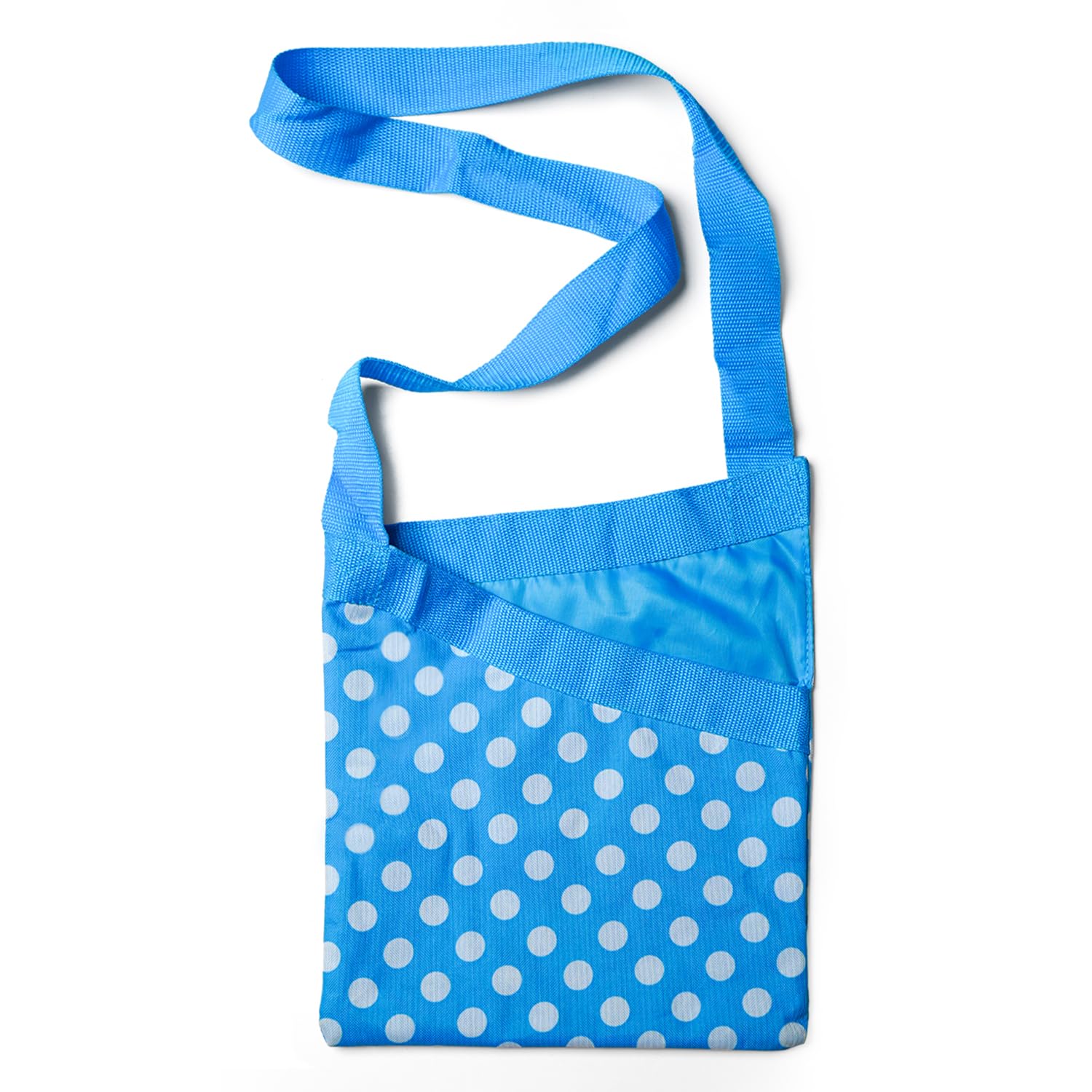Flatro Polkadot Clothes Peg Bag Waterproof Peg Bags For Washing Line With Shoulder Strap Strong Cloth Polka Dot Design | Holds 60 Pegs
