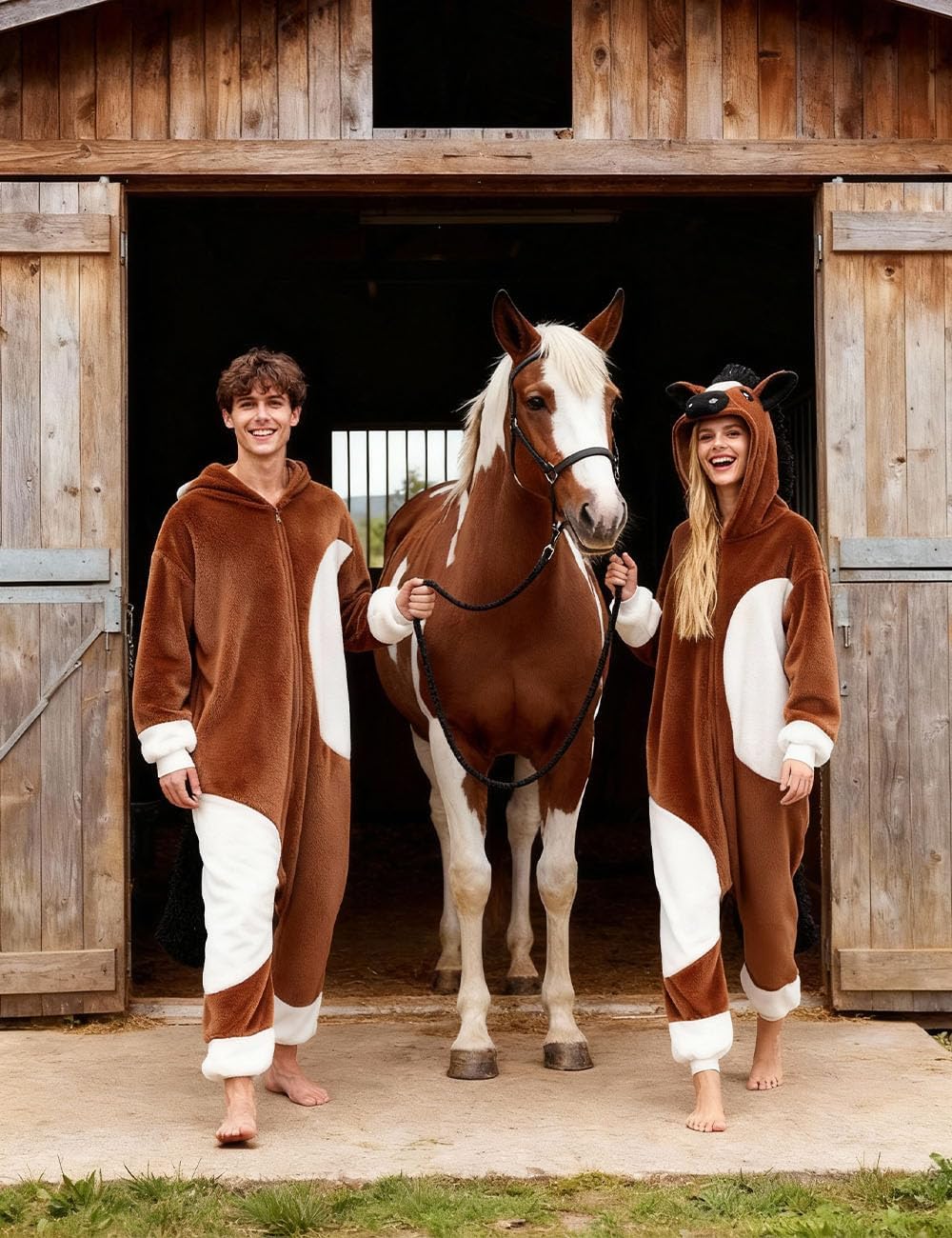 vavalad Adult Onesie Pajamas Adult Costume Pajamas Halloween Costume Cosplay Women Men - Image 2