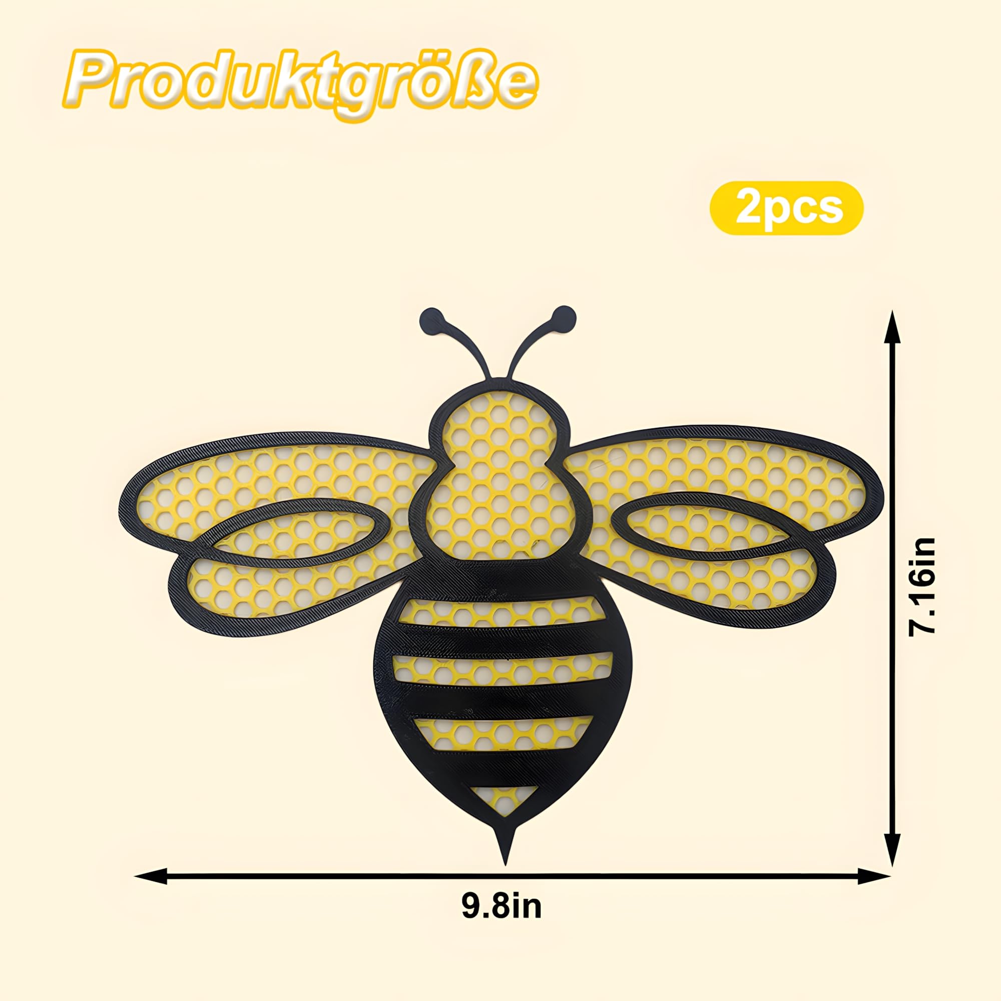 Colorich Set Di 2 Isole Galleggianti Per Api, Abbeveratoio Per Insetti Con Design A Nido D'Ape, 15,5 Cm, Per Giardino E Balcone