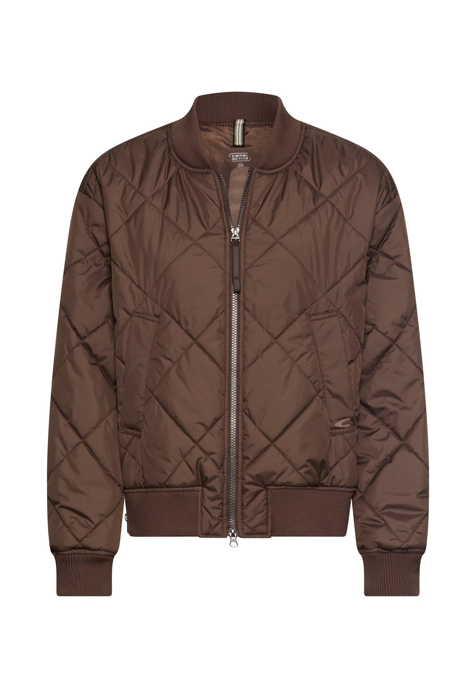 camel active Damen Bomberjacke mit bedrucktem Futter