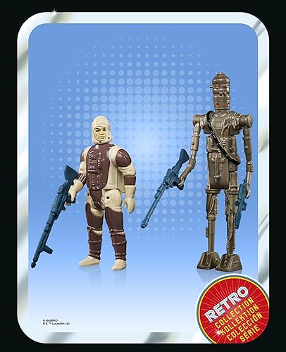 Miniatura 7 de STAR WARS Retro Collection Special Bounty Hunters - Paquete de 2 juguetes Dengar e IG-88 de 3.75 pulgadas, figuras de The Empire Strikes Back