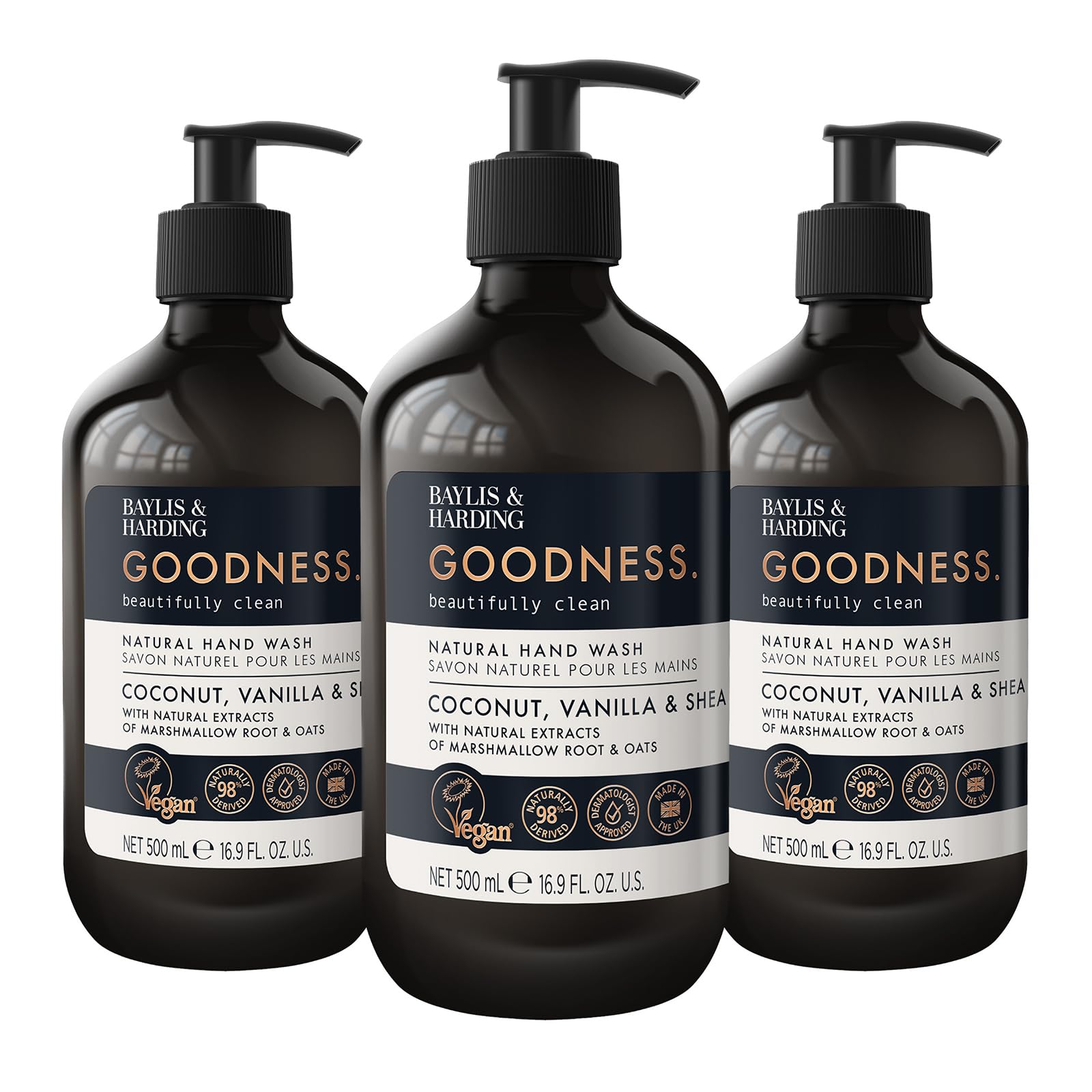 Amazon.com : Baylis & Harding Goodness Natural Hand Wash 16.9 Fl