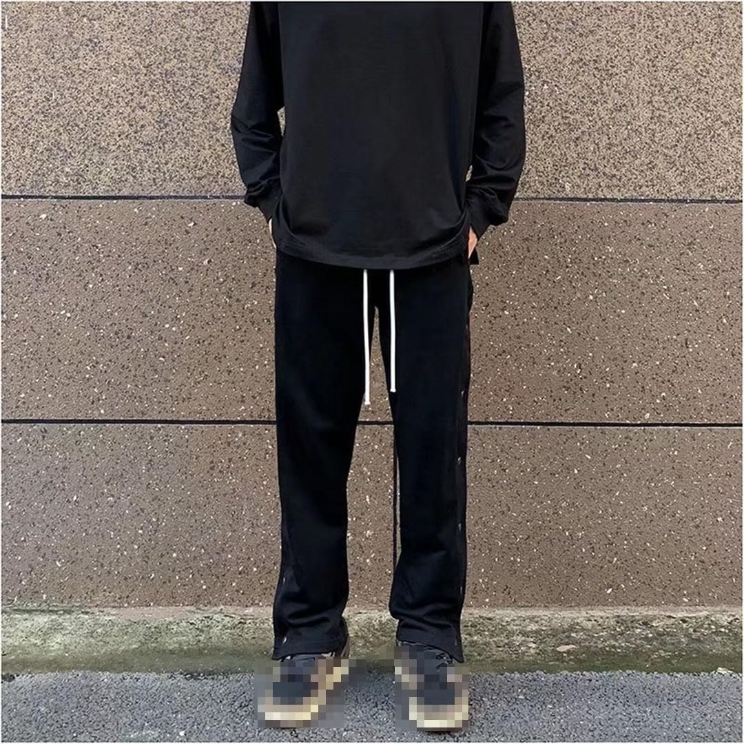 Vogrtcc Pantalones Casuales para Hombres Pantalones Ajustados con Cintura Elástica Y Bolsillos
