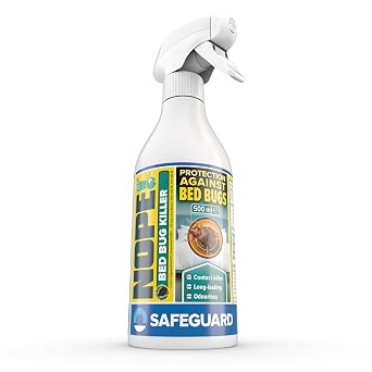 NOPE! Bed Bug Killer Spray Treatment 500ml - Odourless & Non-Staining, Extended Residual Kill up to 3 Months for Mattress, Bed Frames, Carpets, Furniture