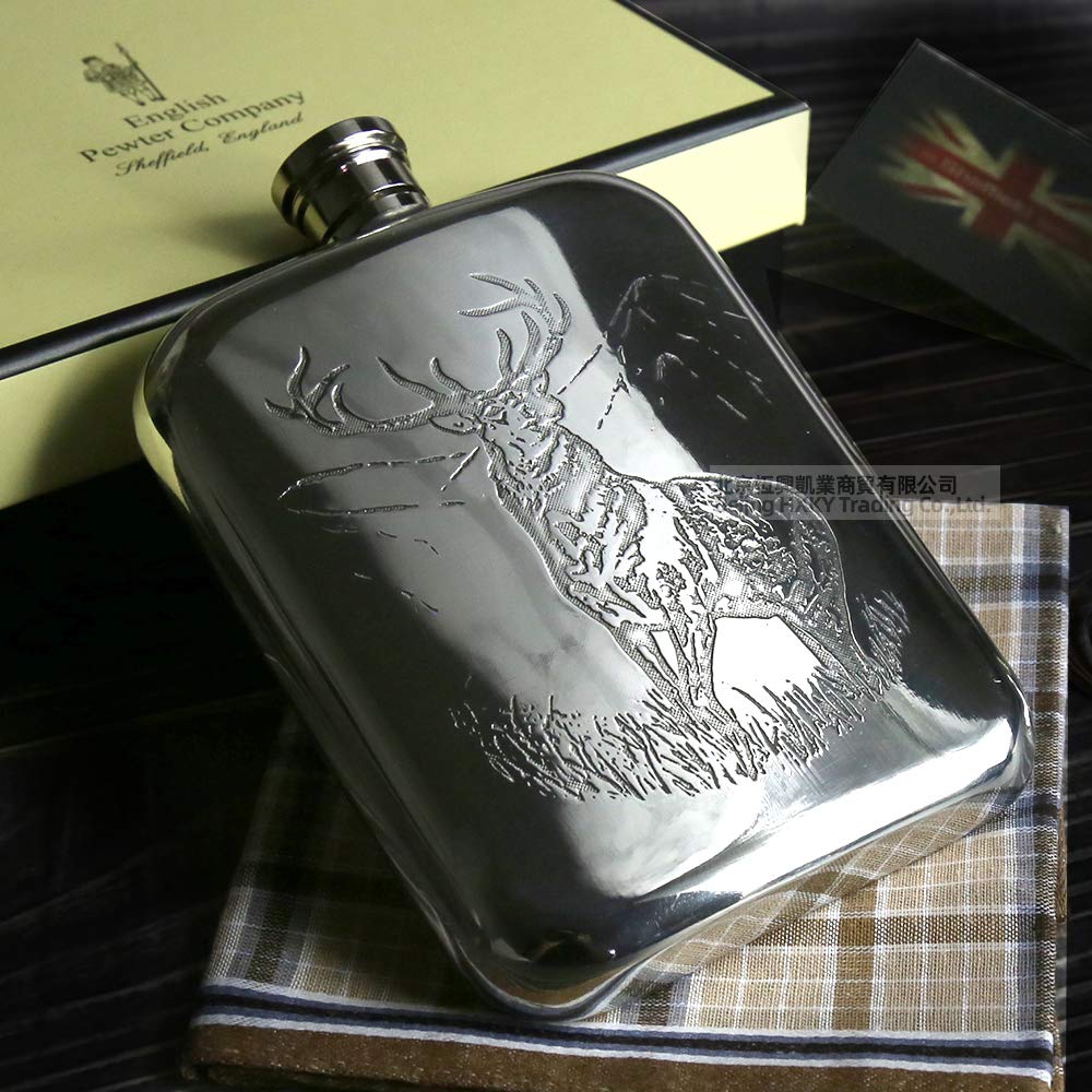 Amazon | English Pewter 携帯用 スキットル ウイスキー -TSF608-6.0oz